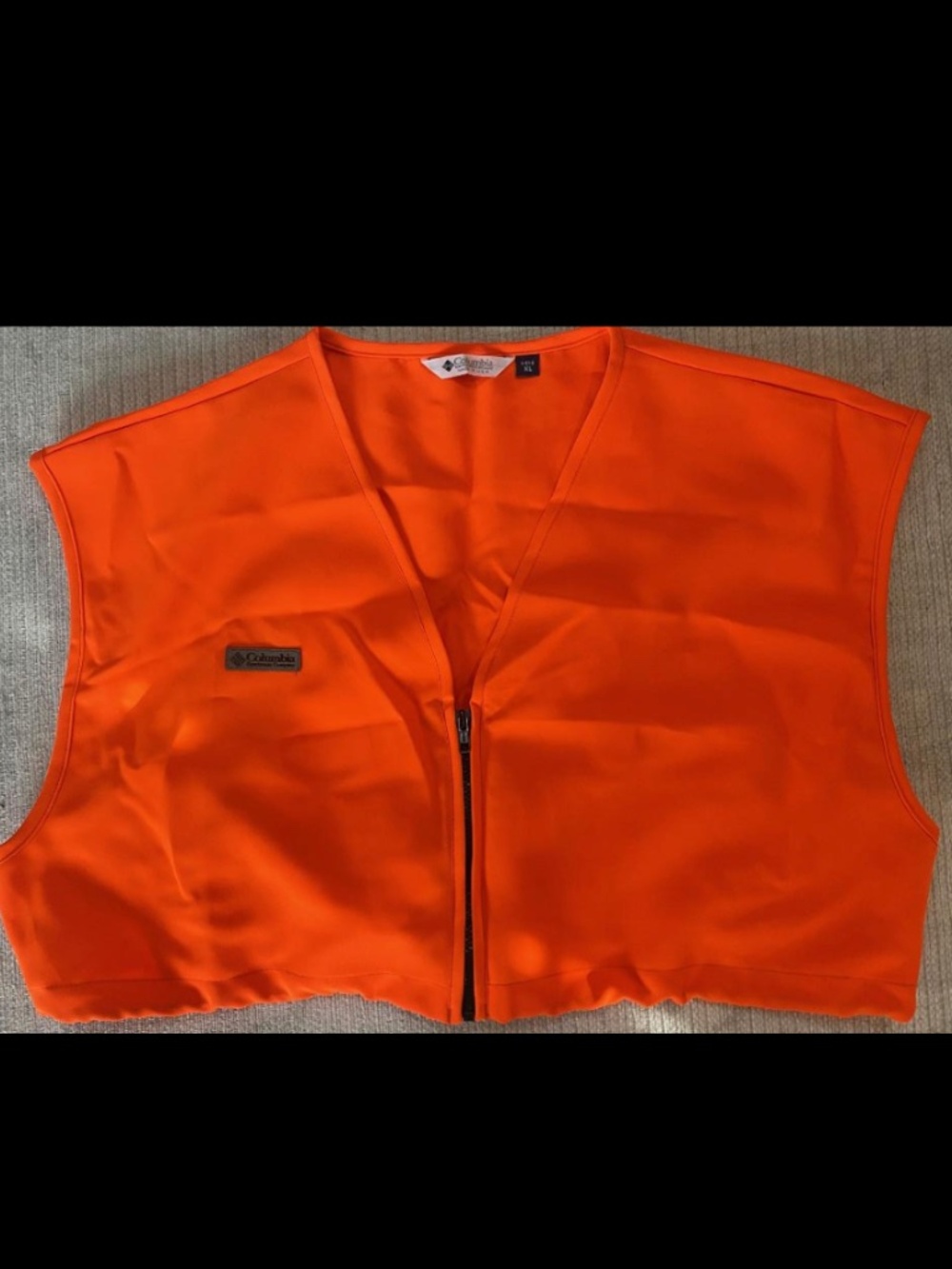 Columbia Sportswear orange safety hunting high visibility vest